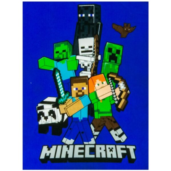 Carbotex Detská deka Minecraft Time to Mine