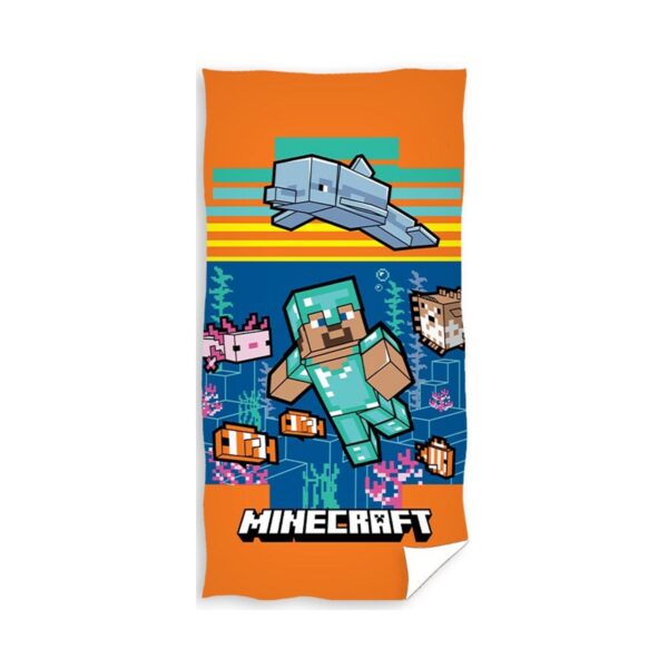 Carbotex Detská osuška Minecraft Aquatic World