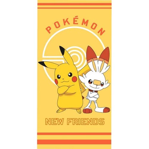 Detská osuška Pokémon Pikachu a Scorbunny