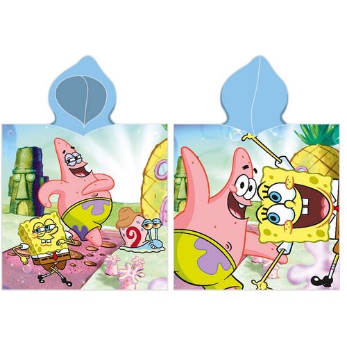 Carbotex Detské pončo Sponge Bob a Patrick