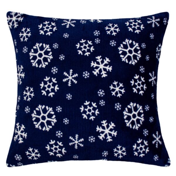 Domarex Dekoratívny vankúšik Snowflakes navy