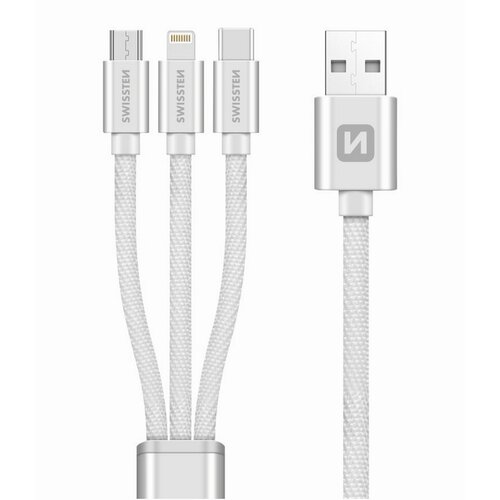 SWISSTEN Univerzálny kábel USB 3v1